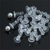 50PCS Silicone Full Coverage Earplug Soft Safety Earring Back New Ear Pad  Jewelry Production