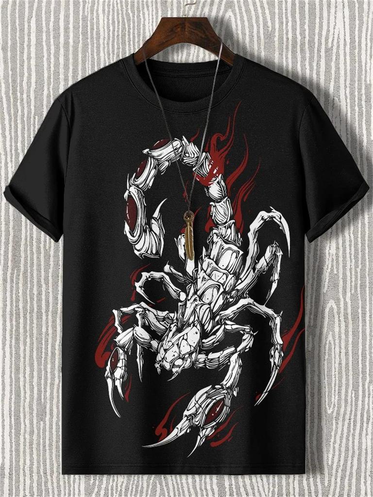 Summer Fun Design Cat 3D Printed T-shirt Street Casual Clothing Men's Personalized Fashion O-neck Short Sleeved T-shirt T-shirt T-shirt Top Clothing