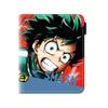 Аниме Midoriya Izuku мужской PU короткий кошелек милый кошелек для монет с карточным слоем