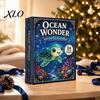 Ocean Advent Calendar Calendars 2026, Marine Themed 24 Days Christmas Countdown Calendar, Cute Life Figurine 2D Acrylic Sea Animal Ornament
