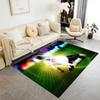Football Player Action Carpet Design for Entryway Game Room Balcony Dormitory Antislip Carpet Anime Office Decor Best for Christmas