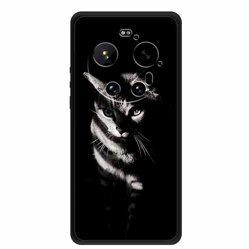 Чехол для Xiaomi 17 Ultra Черный ТПУ Силиконовая Задняя Крышка Мягкий Чехол Для Xiaomi 17 Ultra Полная Защита Объектива Модный Fundas для Телефона