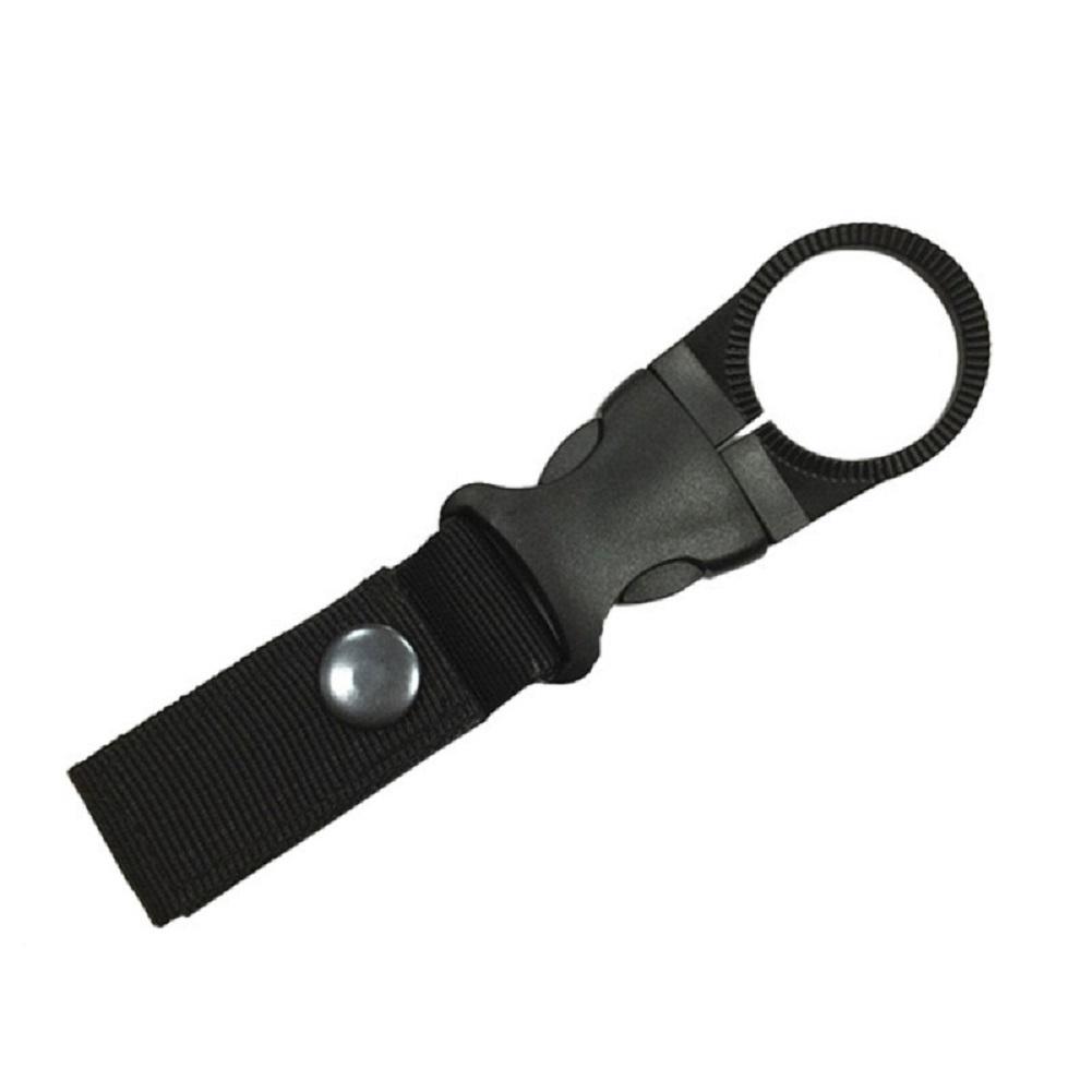 Outdoor Travel Multifunctional Water Bottle Ring Buckle Strap Sport Bag Waist Belt Accessory