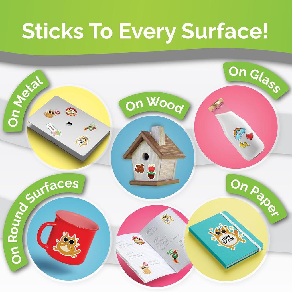 Премиальная самоклеящаяся виниловая бумага для печати на струйном принтере - 34 листа Самоклеящиеся листы Матовый белый Водонепроницаемый, Быстро сохнет Яркие цвета, Держится