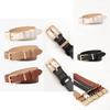 Fashion Ladies Belt With Alloy Buckle For Casual Jeans And Summer Wear