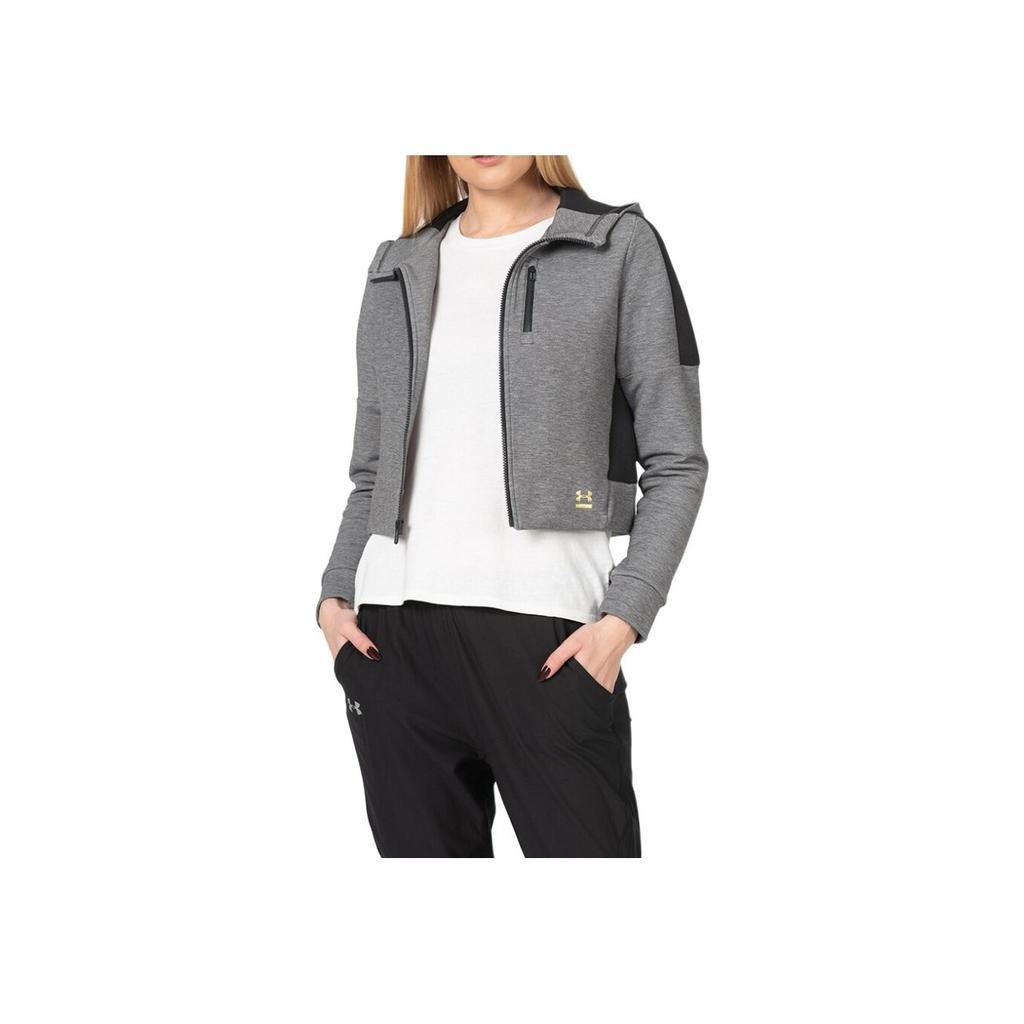 Under Armour Short Casual Jacket Women Outerwear Gray 1314255-019