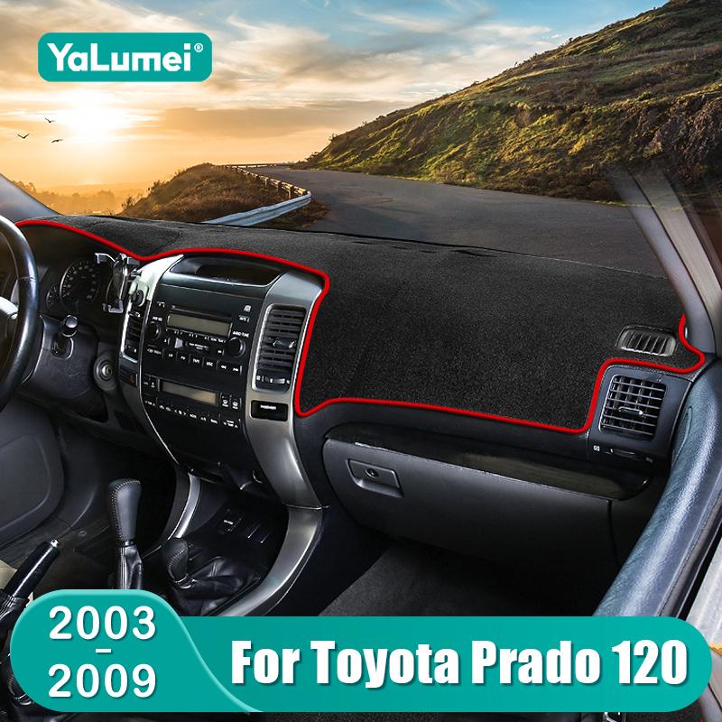 Для Toyota Land Cruiser Prado 120 FJ120 2003 2004 2005 2006 2007 2008 2009 Автомобильный Коврик на Панель Приборов Защита от Солнца на Панель Аксессуары