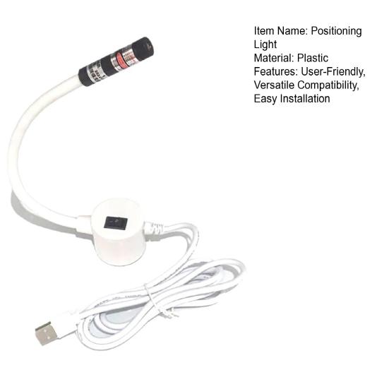 Магнитное позиционирование Квилтинг Свет Швейная машина Красная направляющая линия Инструмент Вращающийся светодиод Строчка Шов Направляющая для точной прямой строчки