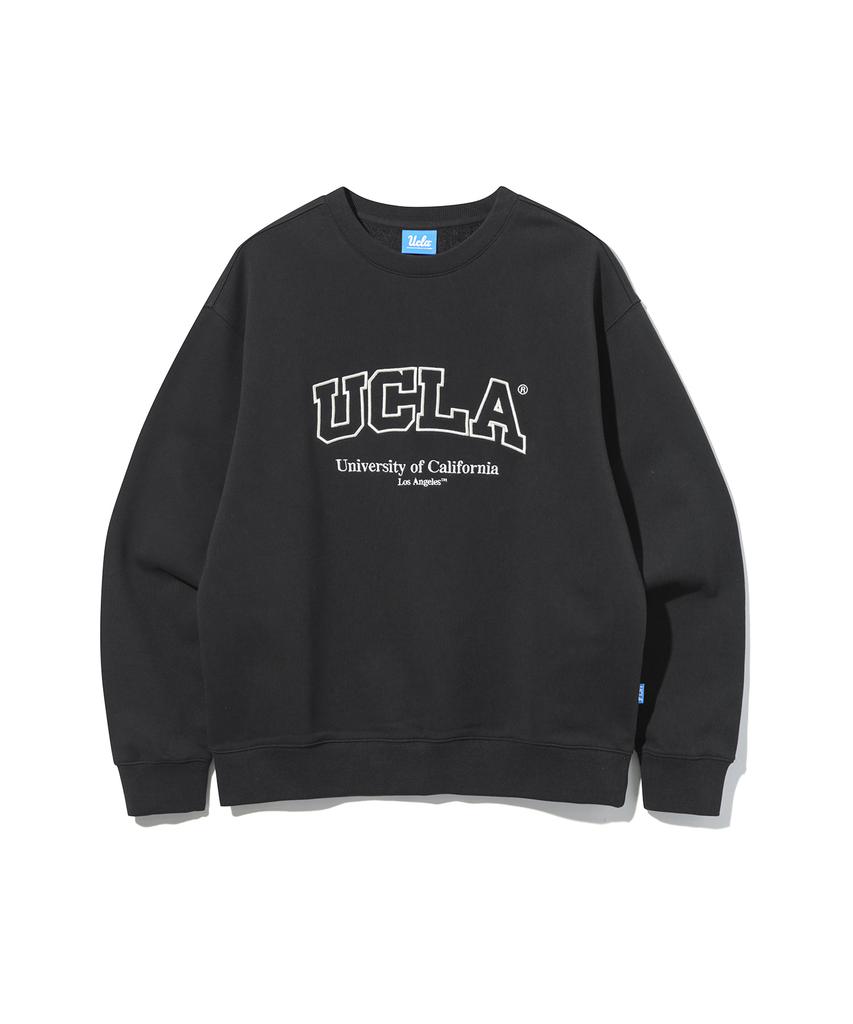 Унисекс базовая толстовка UCLA с большим логотипом [Черный] (Ubrlt83)