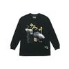 Badfive Series Sichuan Print Crew Neck Pullover Basketball Sweatshirt Men Tops Standard-Black AHSR483-2