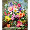 DIY 5D Diamond Painting Flowers Cross Stitch Home Decoration Diamond Embroidery