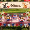 Cat Themed Pet Banner, Outdoor Garden Fence Dog Home Decoration