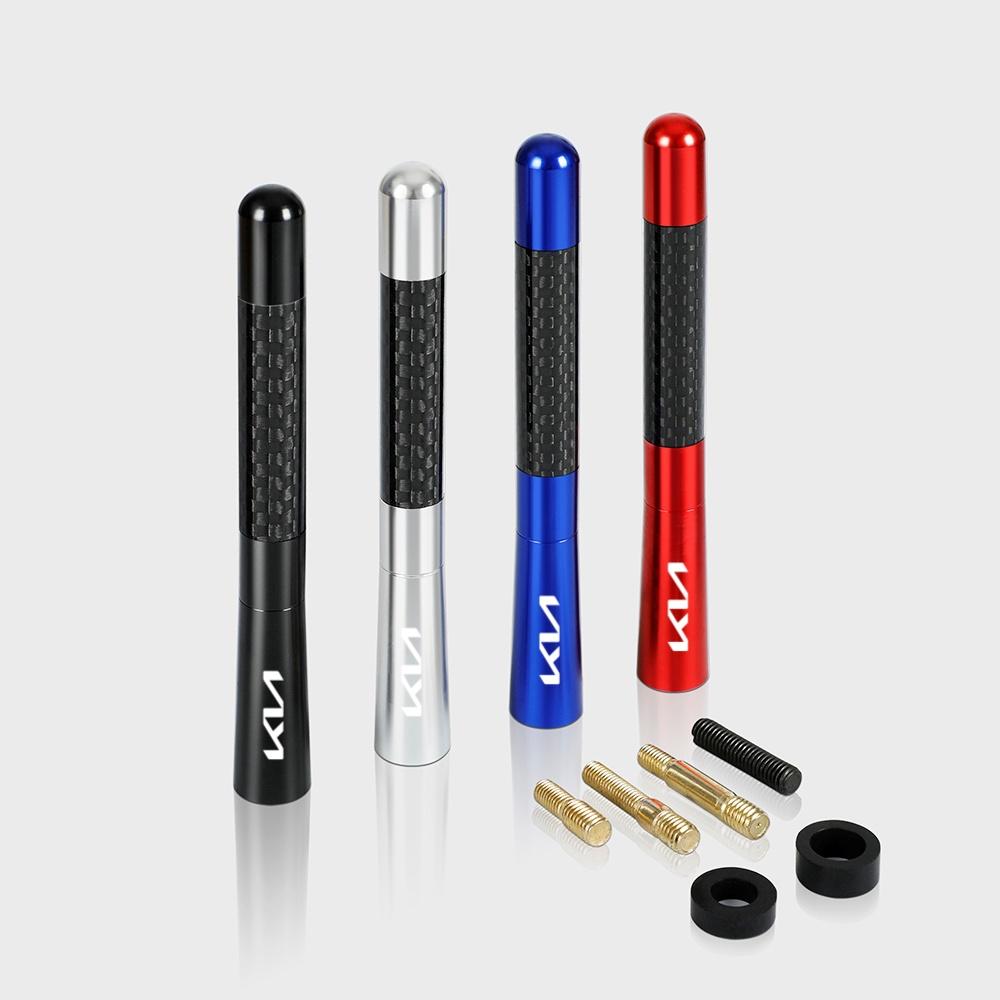 For KIA Sportage Rio Ceed Picanto K5 K9 12cm Carbon Fiber Car Radio Antenna Sorento Accessories