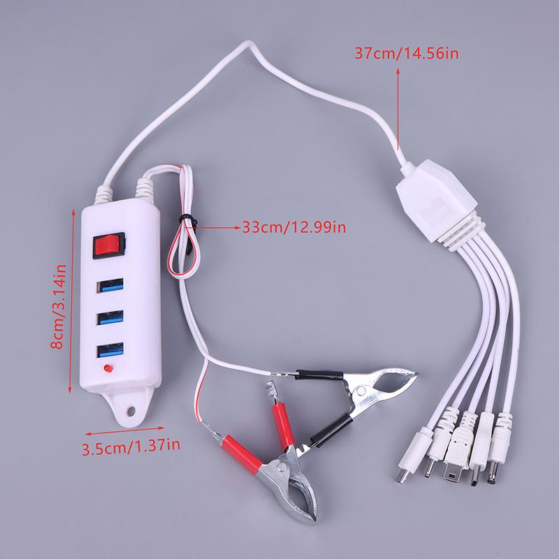 3Usb Клипса С Выключателем Зарядное Устройство Зарядное Устройство Для Мобильного Телефона USB Интерфейс Универсальная Батарея Зарядное Устройство Для Мобильного Телефона