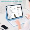 Кожаный чехол-клавиатура для iPad 10 102 Air 5 со слотом для карандаша Pro 129 97 Bluetooth-клавиатура Защитная крышка