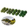 Scenery Collection Tree Model Tree Shrub Lee Model 24 Pieces Landscape Miniature Garden Railway Model Building Model Diorama Educational DIY 30-35mm