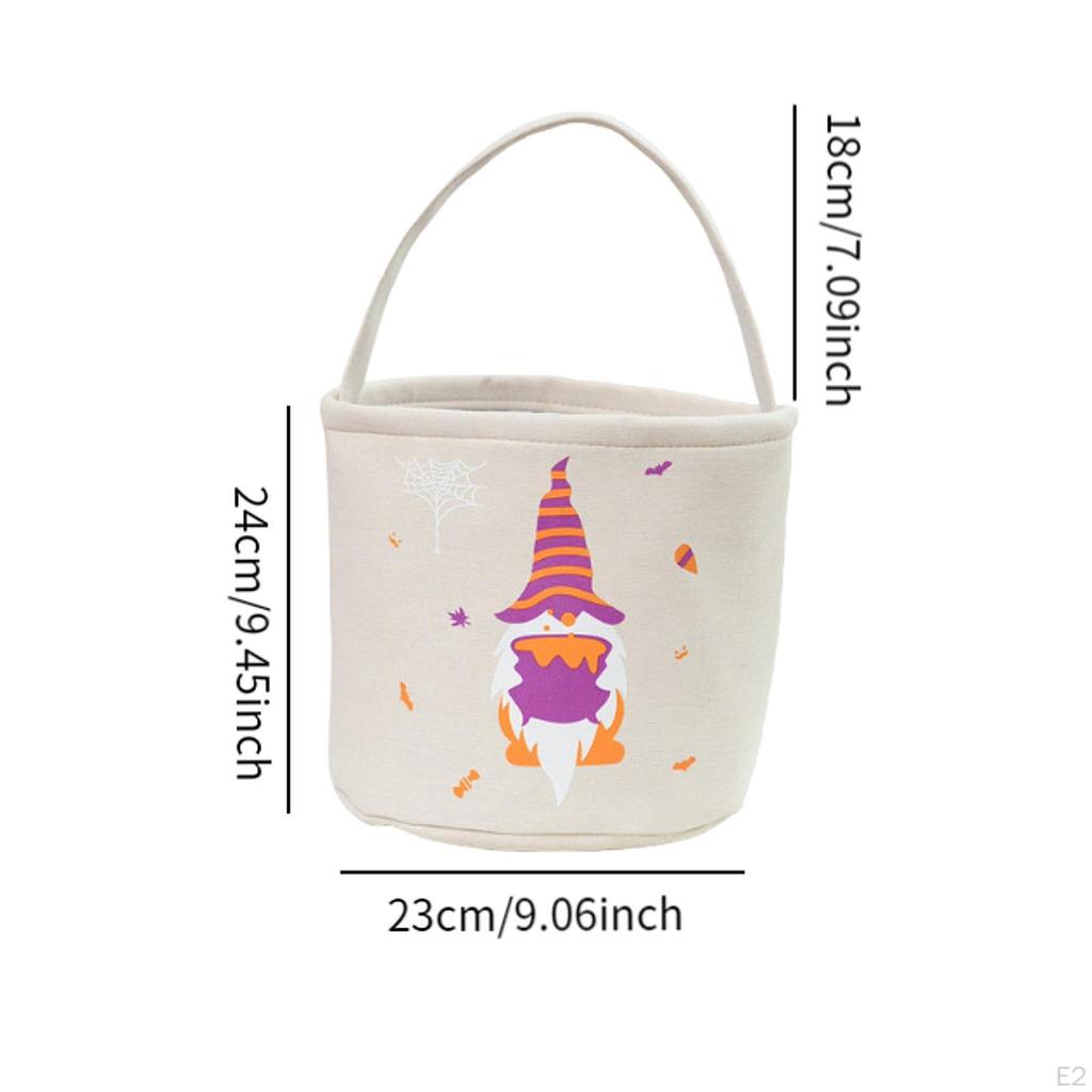 Хэллоуин конфеты сумка тоут ведро декор украшение Trick or Treat для полки