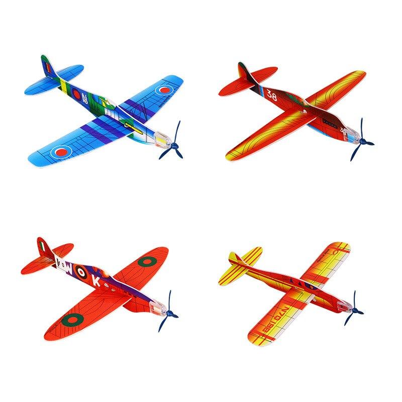 10pcsd Foam Outdoor Hand Aircraft Aviation Model Thrown Glider