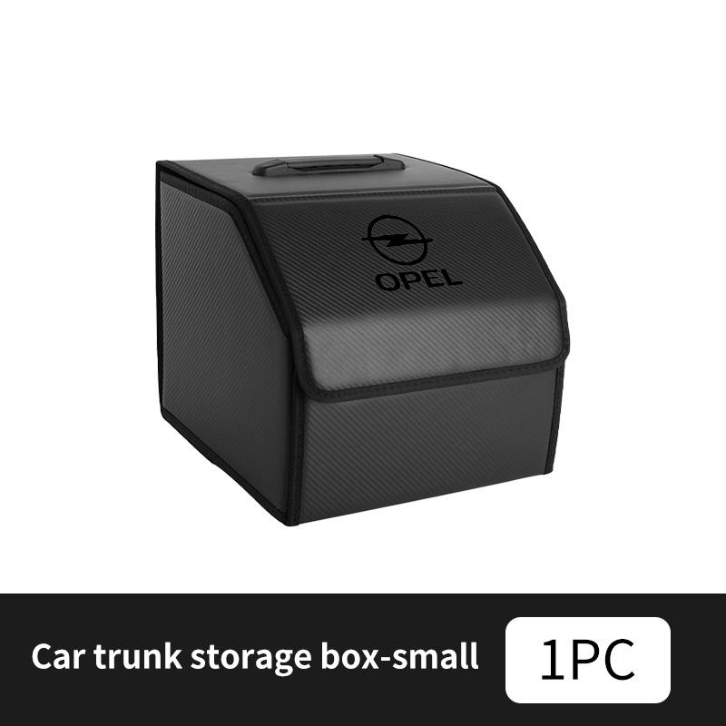 AAAYR1 Car Trunk Fold Large Capacity Organizer Bag Storage Leather Tidying Box Accessories For Opel Insignia Astra G J F K Vectra C H