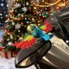 Wind Powered Flapping Bird Car Decoration Ornament with Rotating Wings