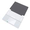   Keyboard with Touchpad Multifunctional Quiet Typing Rechargeable Foldable 64 Key Keyboard for Laptop Tablet