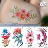 Small Fresh Flower Tattoo Sticker Flower Arm, Flower Rose Waterproof Environmentally Friendly Tattoo Sticker Tattoo