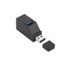 2 шт. 3-портовый USB-хаб Портативный высокоскоростной разветвитель для ПК, ноутбука