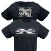 DX D-Generation X Due Parole Logo Classico Nero 100% Cotone T-shirt Magliette da Uomo Top