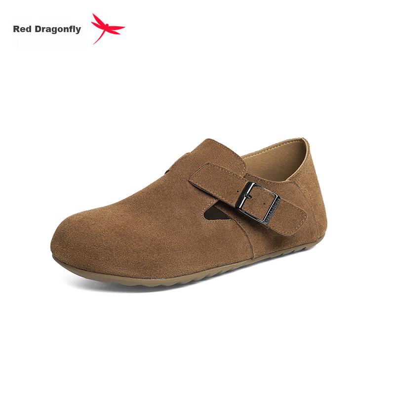 RED DRAGONFLY Women's Shoes, Autumn Slip-On, Retro Round Toe Casual Women's Flats