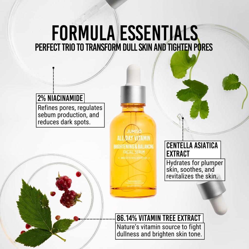 jumiso All Day Vitamin Brightening & Balancing Facial Serum 30/50ml