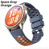 22 мм Универсальный пористый и дышащий силиконовый ремешок для Huawei Watch Ultimate 2 /1 Регулируемая длина для Huawei Watch 5 4 GT6Pro GT5 GT4 GT3 pro 46 мм