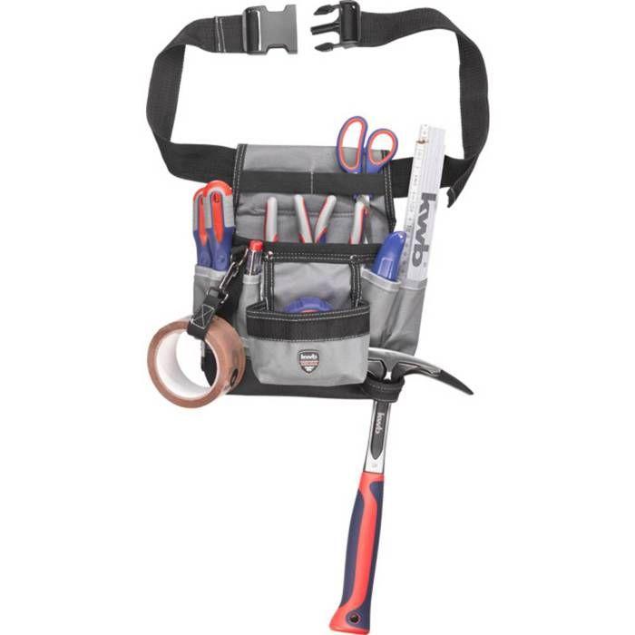 Pochette ceinture porte-outils - KWB - 907710 - qualité robuste - grande capacité - multiples poches