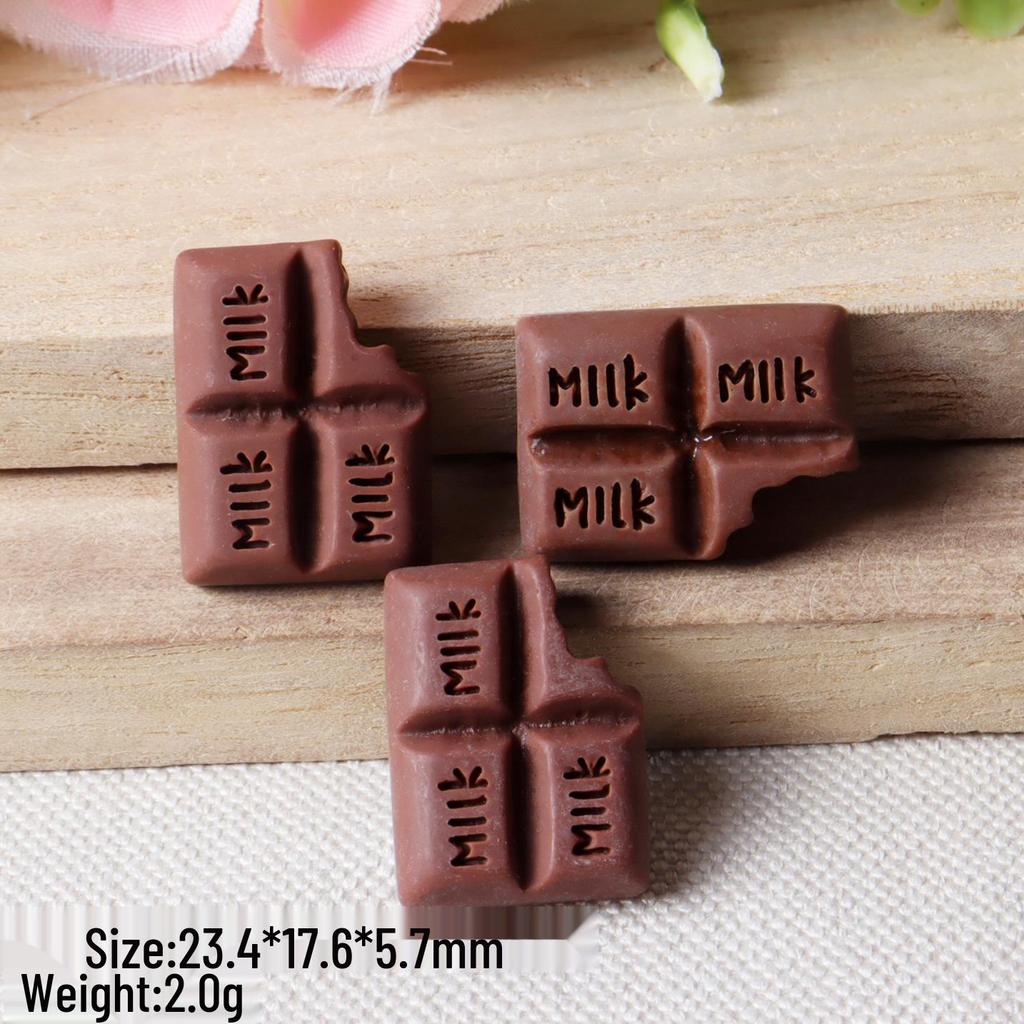 Мини-заколки для волос из смолы ручной работы: Дизайн печенья и хлеба