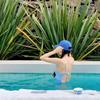 Simple small fresh suspender one-piece swimsuit girl student Japan and Korea slim holiday swimsuit seaside wear