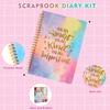 Набор для дневника для девочек Yousheng для детей 8-12 лет, набор канцелярских принадлежностей «сделай сам» с цветными ручками, наклейками, лентой, принадлежностями для скрапбукинга