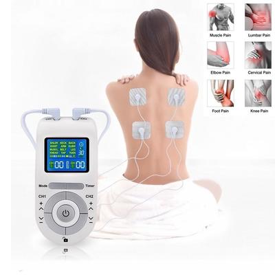12 режимов Tens Machine Unit с 4 электродными подушечками для облегчения боли, импульсного массажа, EMS, стимуляции мышц Tens Electroestheticador