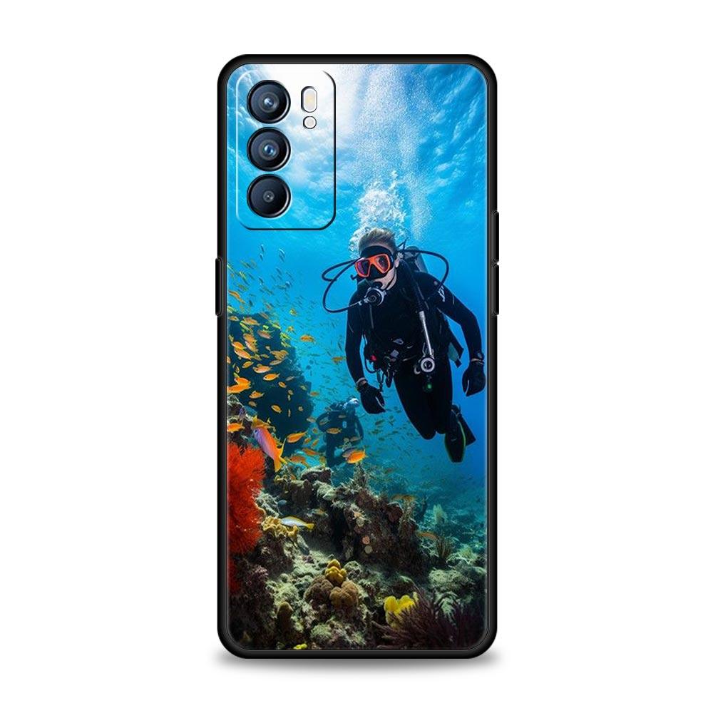Водонепроницаемый чехол для телефона для дайвинга для Oppo Reno13 Reno12 Reno11 F Reno10 Pro A54 5G Find X5 A53 A52 A9 A17 A57 A78 4G A79 A80 A98