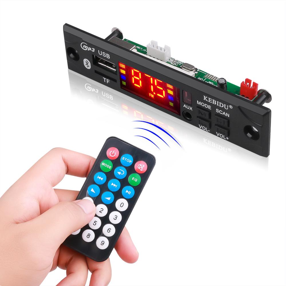 Bluetooth 5.0 MP3 Декодер Плата DIY DC 9V 12V USB TF Радио AUX Модуль Автомобильный Комплект Беспроводной MP3 Музыкальный Плеер Громкая Связь Для Динамика 4