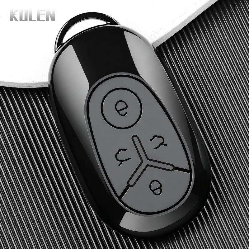 TPU Car Key Case Cover Fob For Geely EX2 GEOME EX2 MMEX2 Max 2025 2026 Exploration Youth Version 4 Button Protected Holder Shell