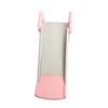 Toddler Slide Folding Plastic Stable Structure Reliable Protection Kids Climber Slide for Kids Pink