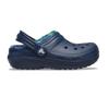 Crocs Классические утепленные клоги в крупную клетку для малышей 212038 410