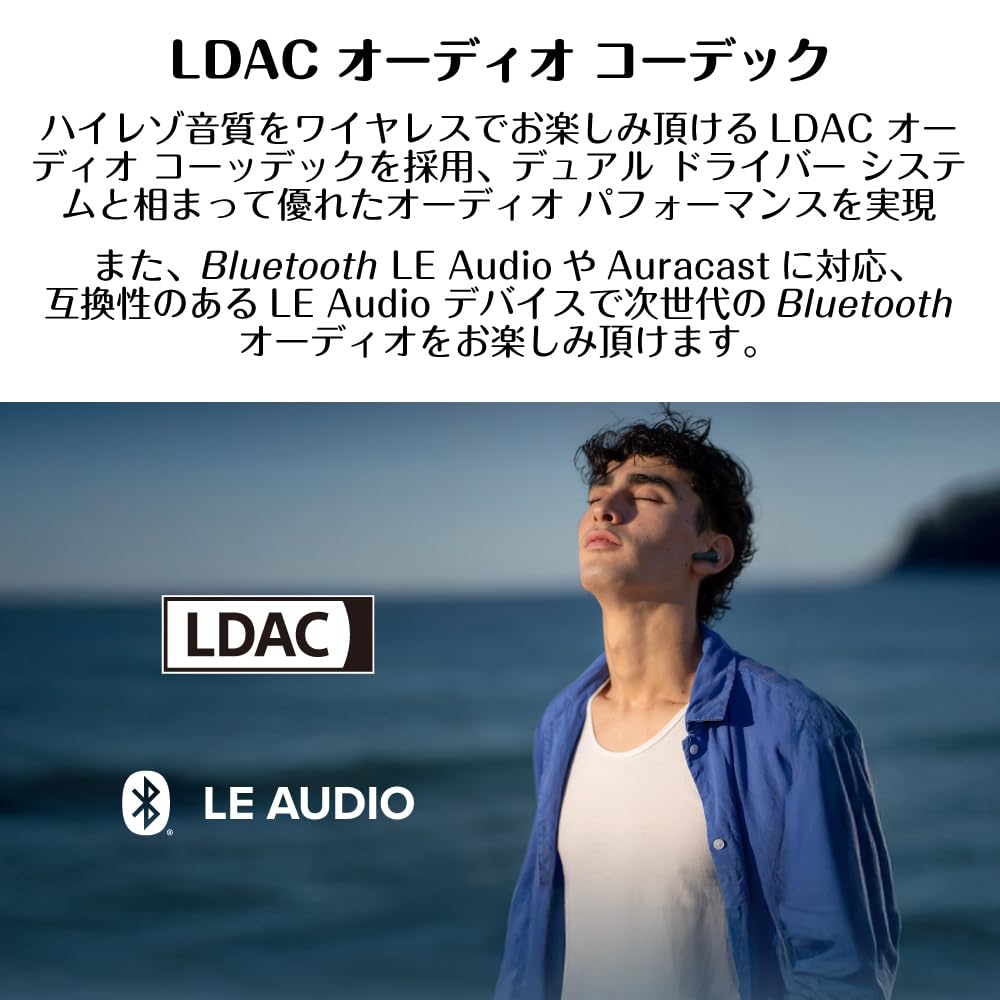 Creative Aurvana Ace Mimi Audio Персонализированная функция xMEMS LE audio LDAC совместимые полностью беспроводные наушники HS-AVACMI-BK