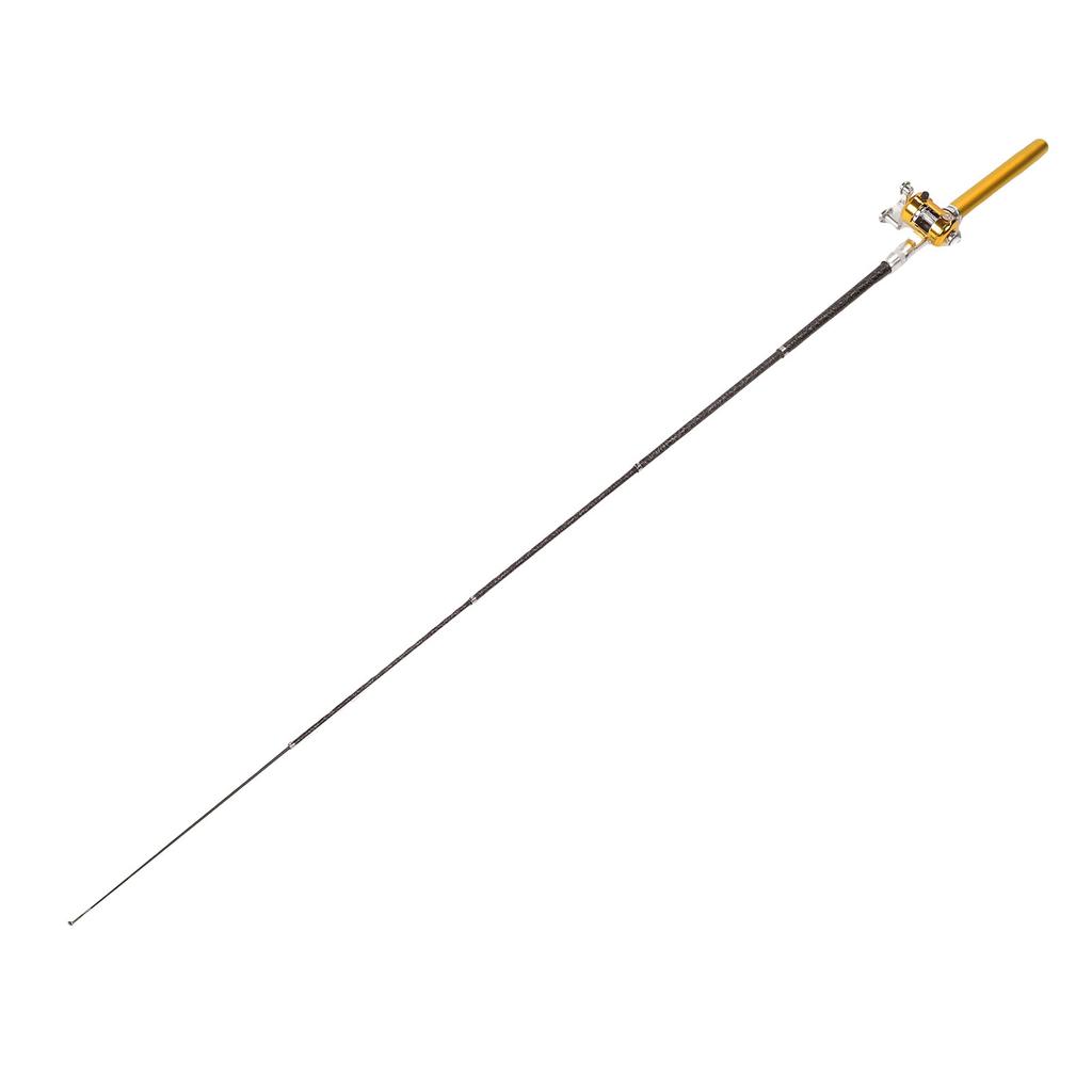 Miniature Pen Fishing Rod Portable Size Fishing Pole with Reel Wheel for Outdoor