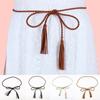 Trouser Decoration Simple Tassel Dress Waist Rope Woven Waist Belts Velvet Women Braided Belts