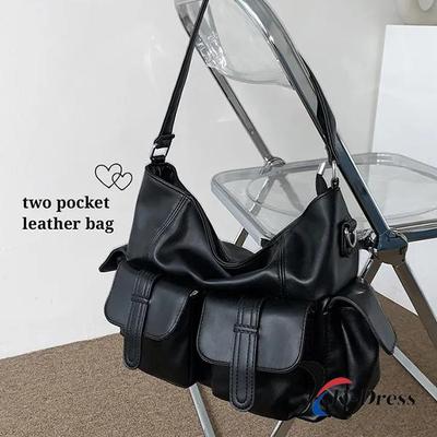 Кожаная сумка через плечо Lucky Pocket, большая сумка через плечо