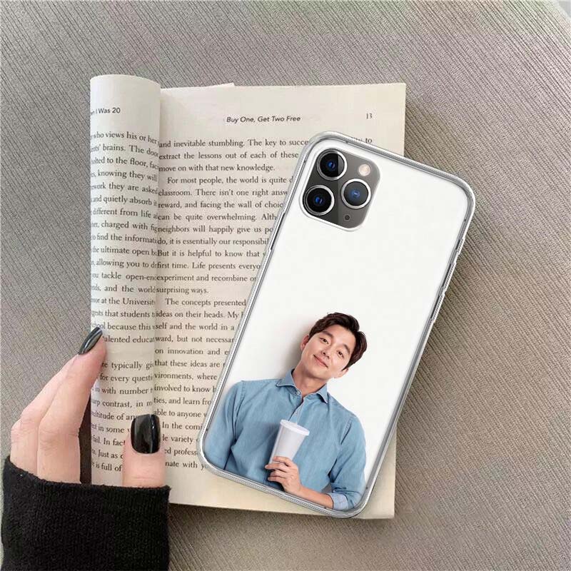 Чехол для телефона Gong Yoo для Apple iPhone 12 13 Mini 14 15 Pro 17 Pro Max Air 11 16E 16 Plus Прозрачный силиконовый защитный