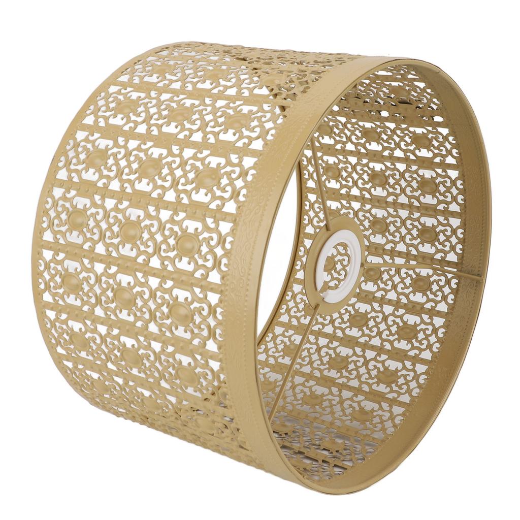 Lamp Shade Hollow Out Metal E27 E14 Clip On Easy Installation Durable Lamp Cover for Table Bedroom