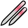 Набор из 2 пилочек для ногтей Rainbow Crystal, ручная работа из чешского закаленного стекла R-MS