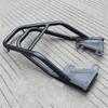 Black Motorcycle Tail Luggage Rack Tool Box Bag Mounting Bracket Seat Extension