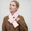 Heated Scarf Waterproof Fabric Fast Heating Electric Heated Scarf Rechargeable 3 Temp Settings Winter Scarf